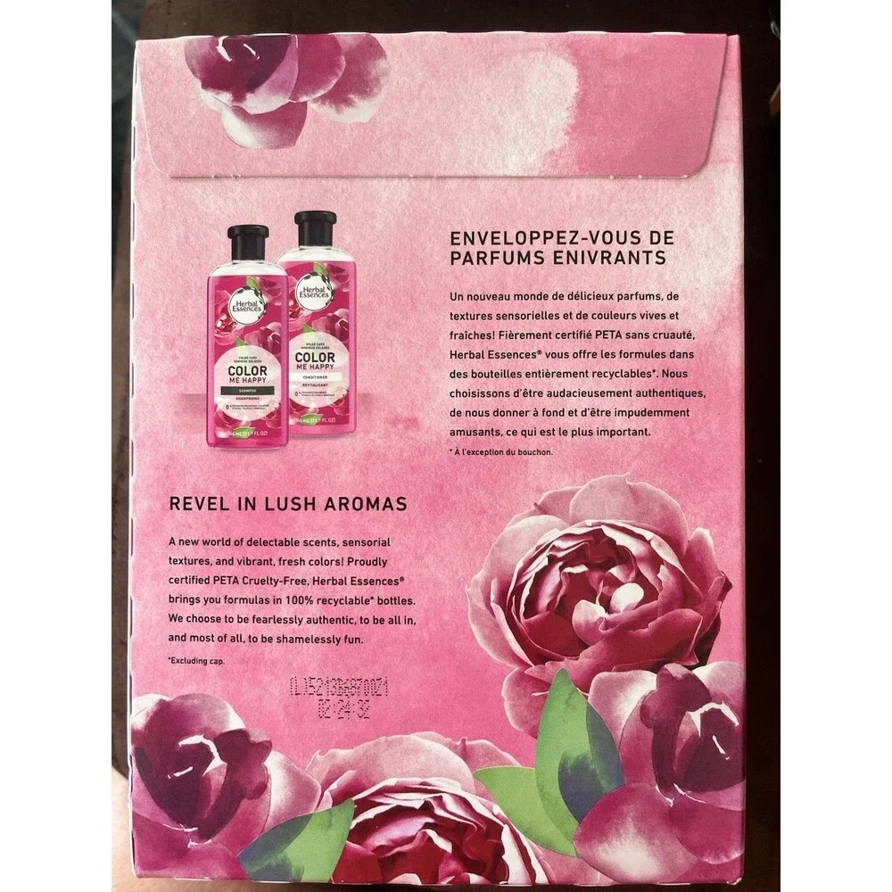 Herbal Essences shampoo and conditioner Color Me Happy Each Bottle 11.7 Oz